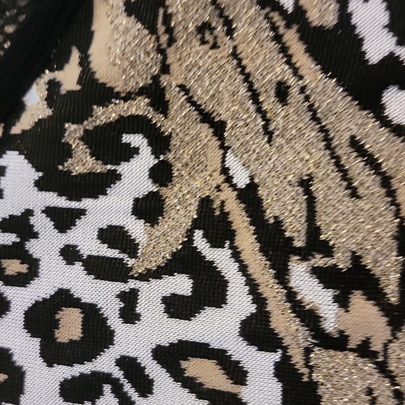 Cache Black gold dress - Picture 3 of 3